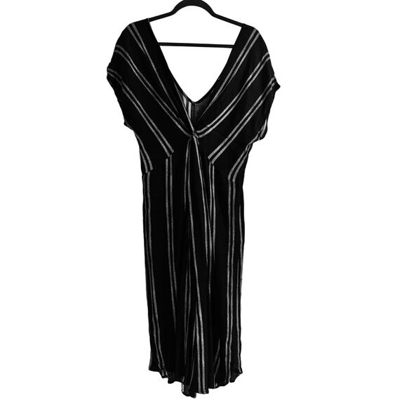 MILLIBON Black & White Striped Jumper L (1288) - Picture 1 of 3